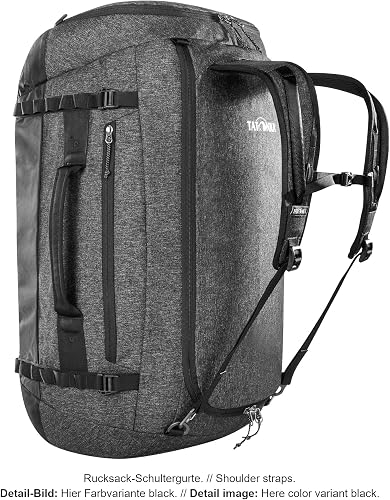Tatonka Duffle Bag - Foldable Travel Bag with Backpack Function, Lockable, Small Stowable - 4