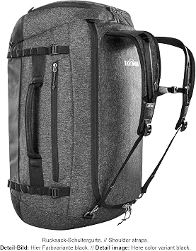 Tatonka Duffle Bag - Foldable Travel Bag with Backpack Function, Lockable, Small Stowable