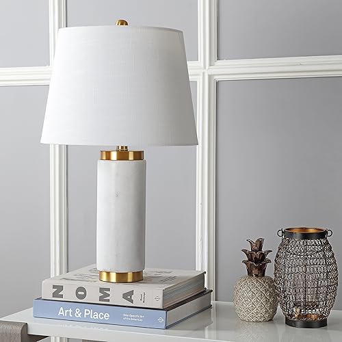 Miniatura 3 de JONATHAN Y JYL5022A Adams - Lámpara de mesa LED de mármol de 23 pulgadas, contemporánea, transicional, mesita de noche, lámpara para dormitorio,