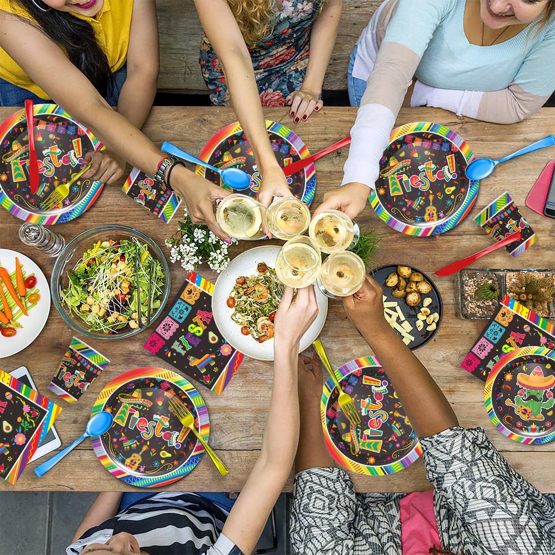 Conos Chuches Cumpleaños Vajilla De Cumpleaños Ma-rio (81 Piezas - Main Image