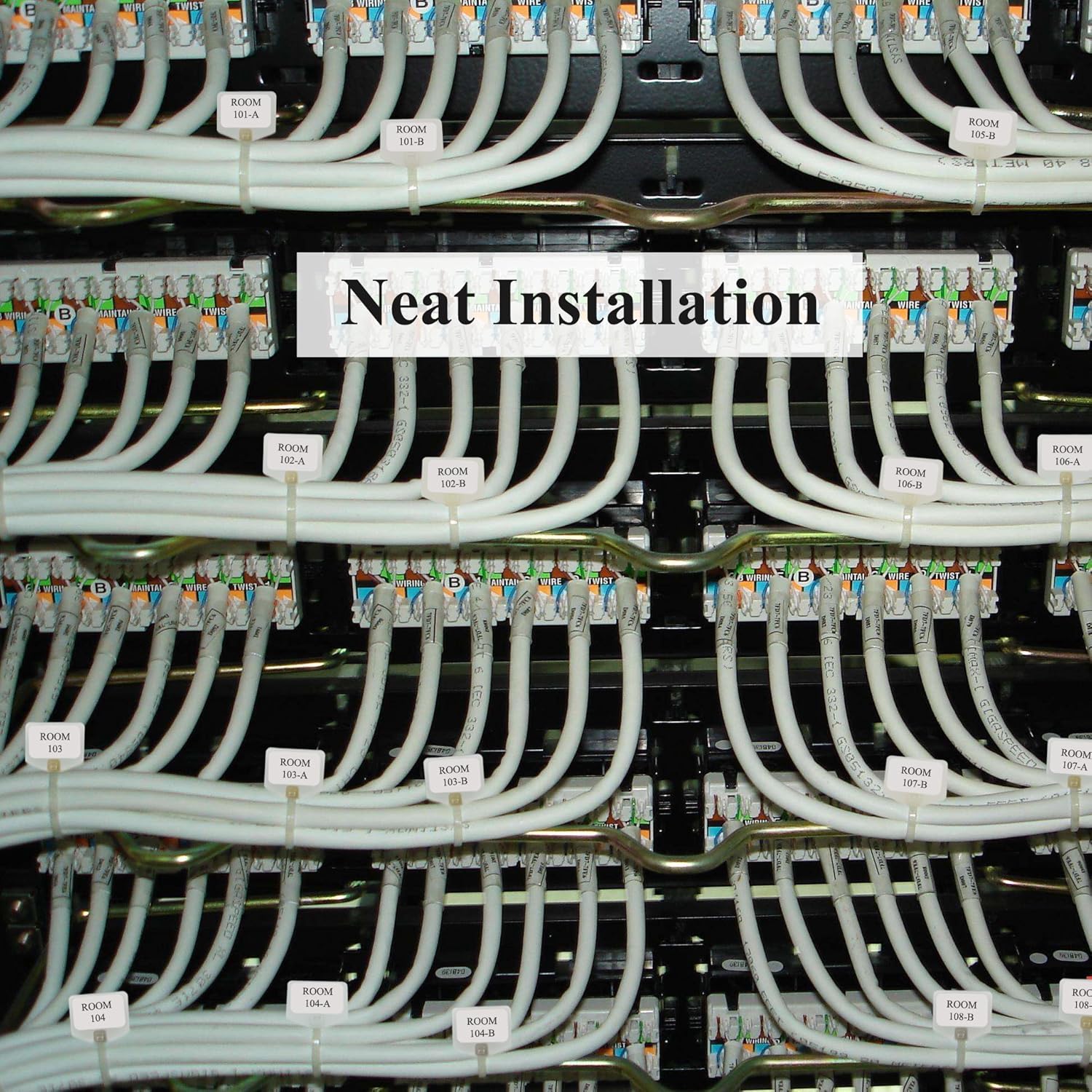 Get Popular Offer Mr-Label 2-3/4” Nylon Cable Zip Ties Tags Labels Marker – Write on | Self-Locking – with Free Printable Labels - for Wire Marking and Organizing (100, Five Assorted Color)