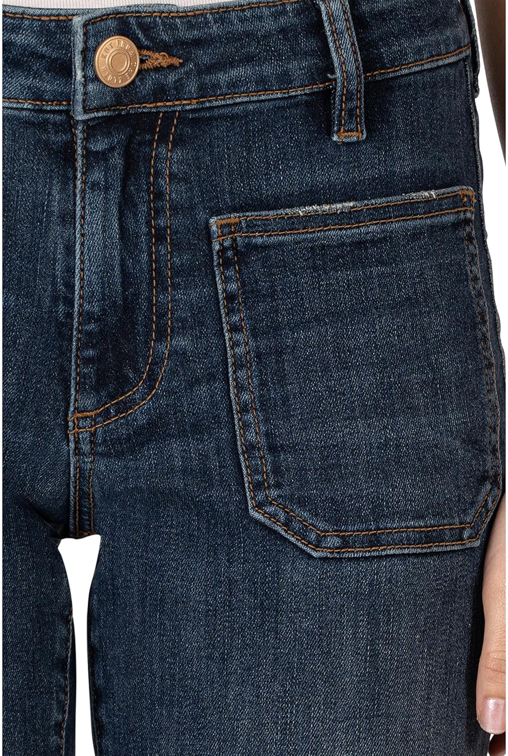 KUT from The Kloth Womens Ana Flare with Patch Pockets Reg Hem - Image 4