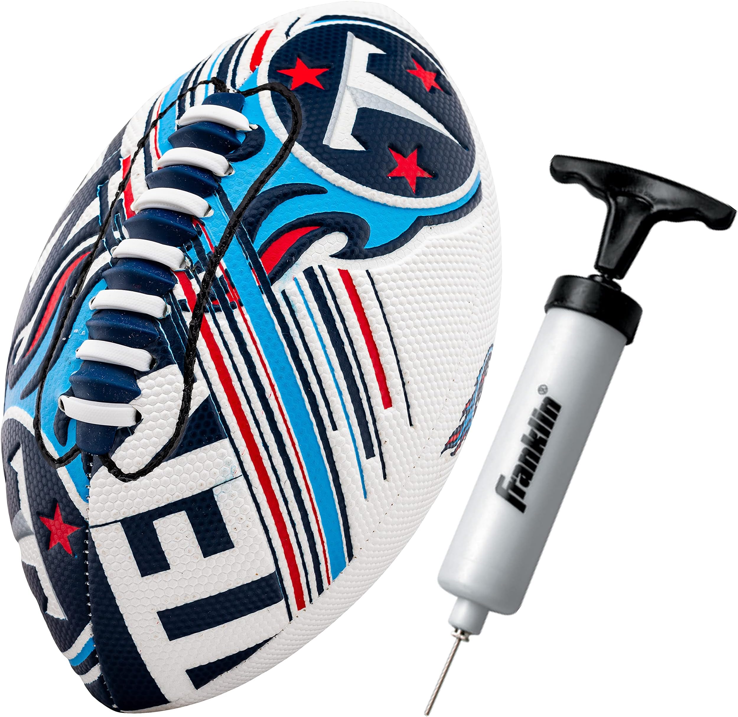 Franklin Sports NFL Team Mini Footballs - Youth 8.5" Official NFL Licensed Football + Air Pump Set