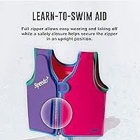 Vista 5 de Speedo Unisex-Child Swim Flotation Classic Life Vest Begin to Swim UPF 50
