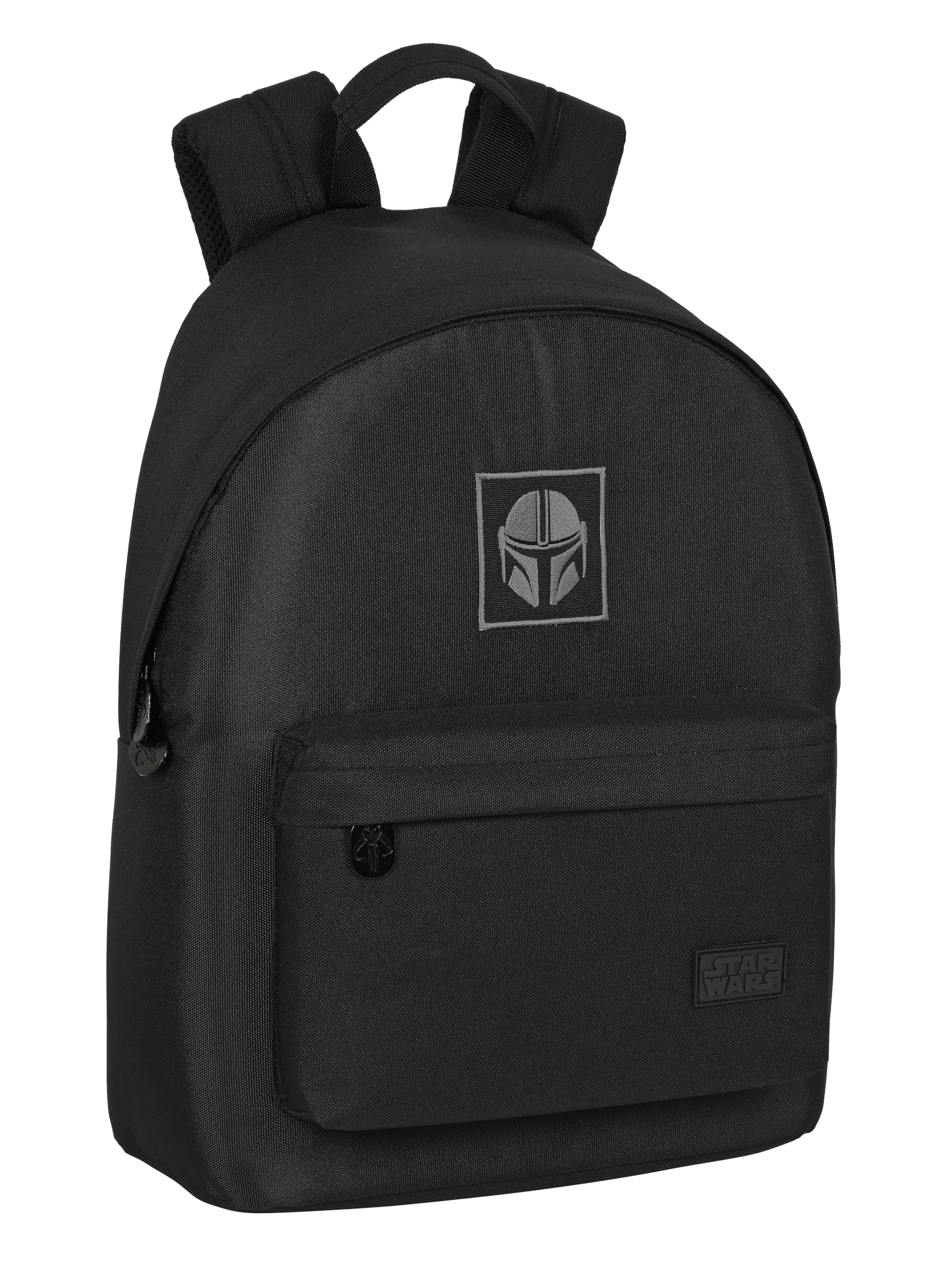 SAFTA Unisex Kid's Article The Mandalorian Teen Laptop Backpack, Multicoloured, M