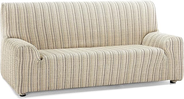 Martina Home Mejico - Elastic Sofa Cover 2 Plazas, 120 a 190 cm de ancho beige
