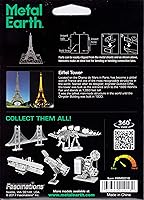 Vista 7 de Juego de modelo de Torre Eiffel metálico, Fascinations Metal Earth 3D