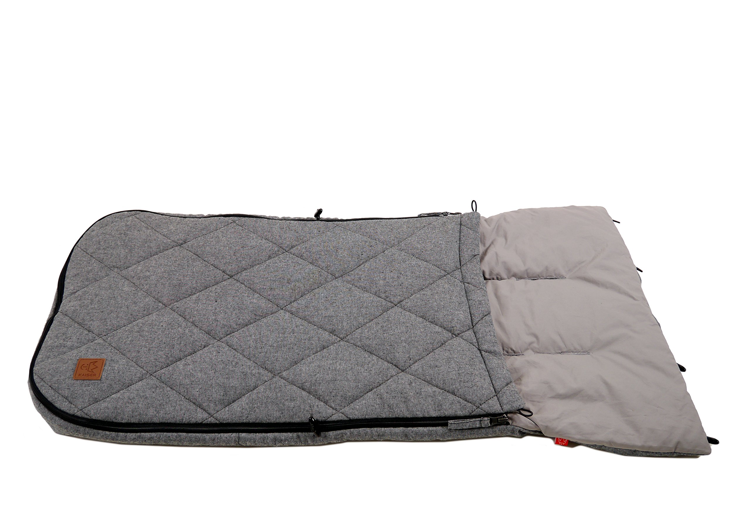 Kaiser Sommer Fußsack Nikko Melange anthracite