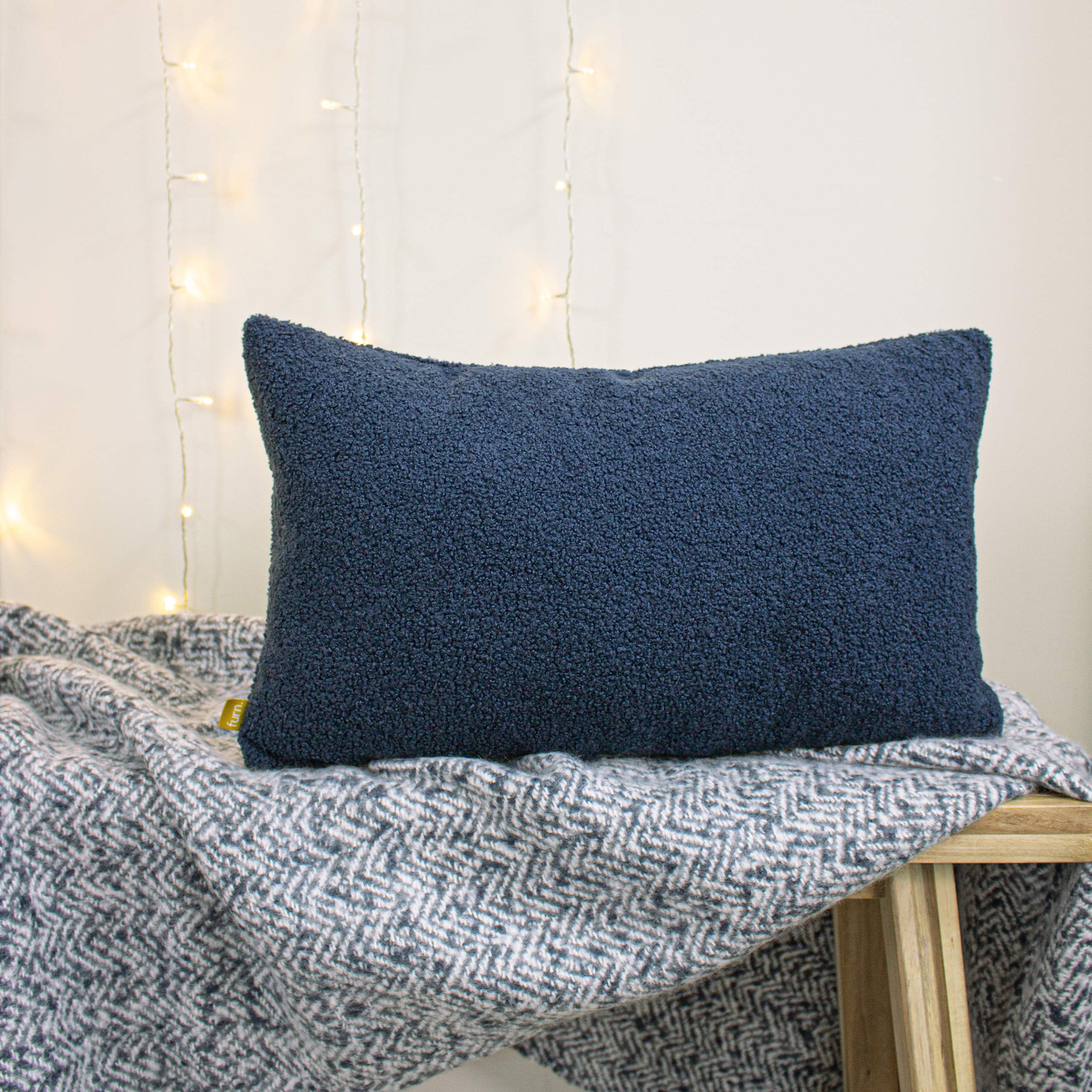 B&Q - Furn. Malham Fleece Feather Rich Cushion