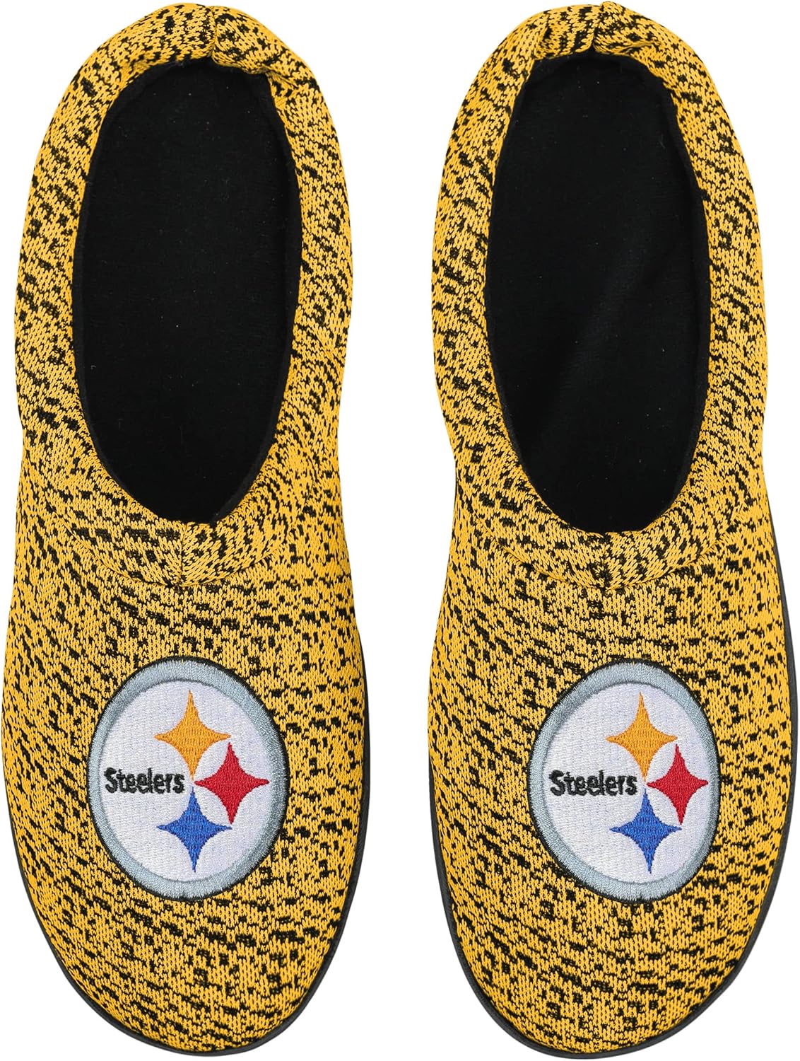 FOCO NFL mens Poly Knit Cup Sole Slipper - Image 5