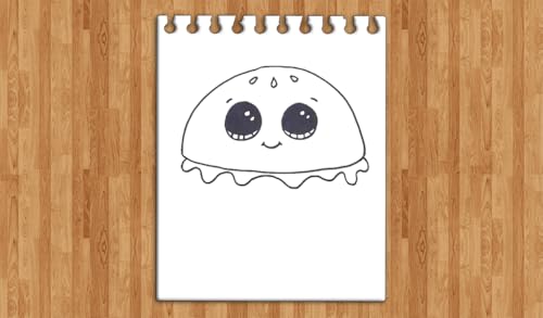 How to drawing Characters Cute Food Kawaii Step by Step