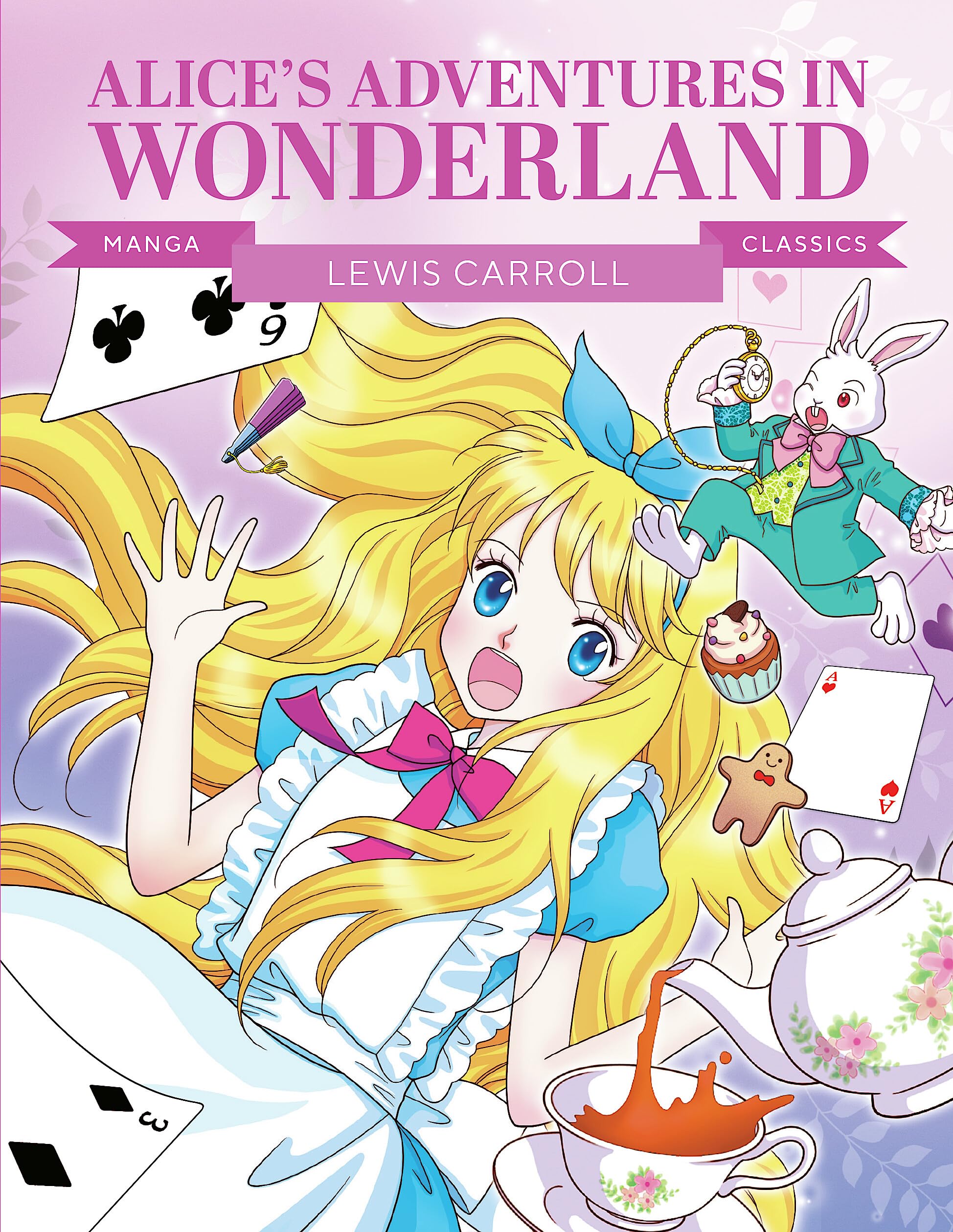Button Books Manga Classics Alice in Wonderland Paperback Book