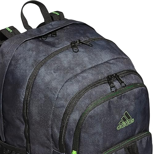 Miniatura 4 de adidas Mochila Prime 6, Stone Wash CarbonLucid Lime Green, Mochila Prime 6