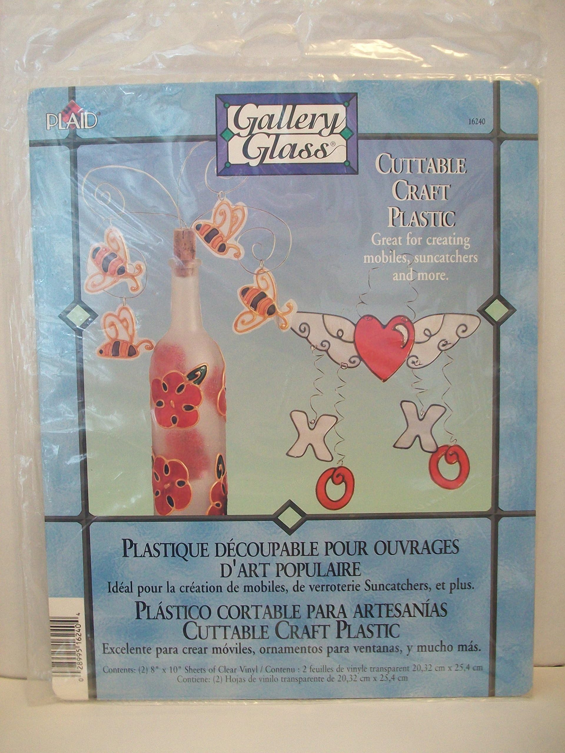 Gallery Glass Cuttable Craft Plastic : Great for Creating Mobiles, Suncatchers and More