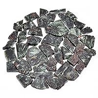 Vista 10 de Natural Yaxaite Raw Slice Gemstone- Healing Crystals for DIY Jewelry Making -Loose Natural Cabochon -Perfect for Crafting Unique Jewelry Designs