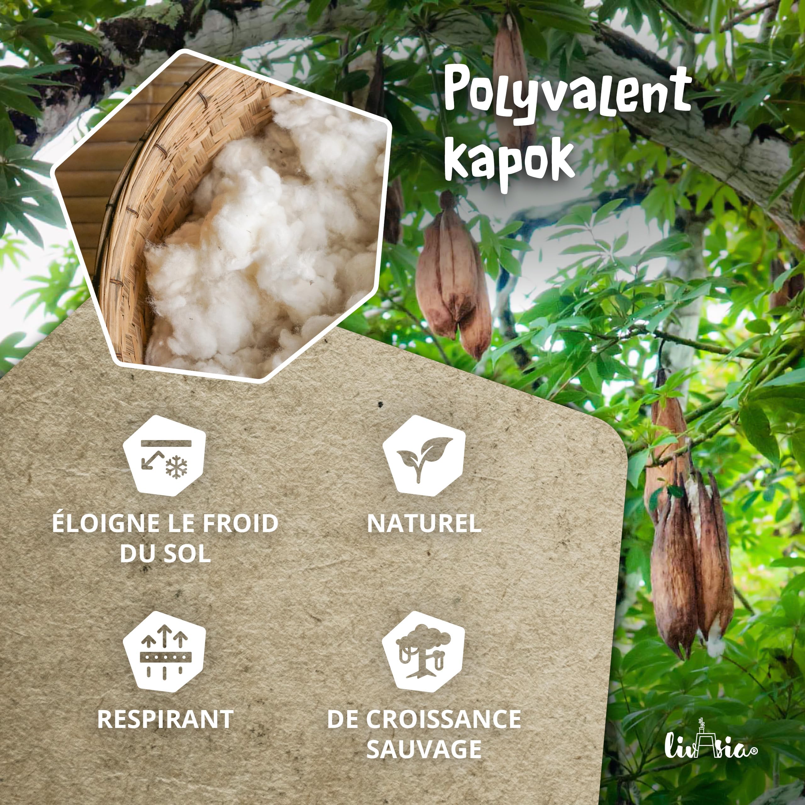 Livasia Rouleau cale-Nuque Ultra Long Coussin Appui-Nuque - Ø 17x56cm - Coussin cale-Nuque, Sofa, Coussin relève-Jambes en kapok, Accoudoir Meubles palettes, Jardin Balcon, Fait Main