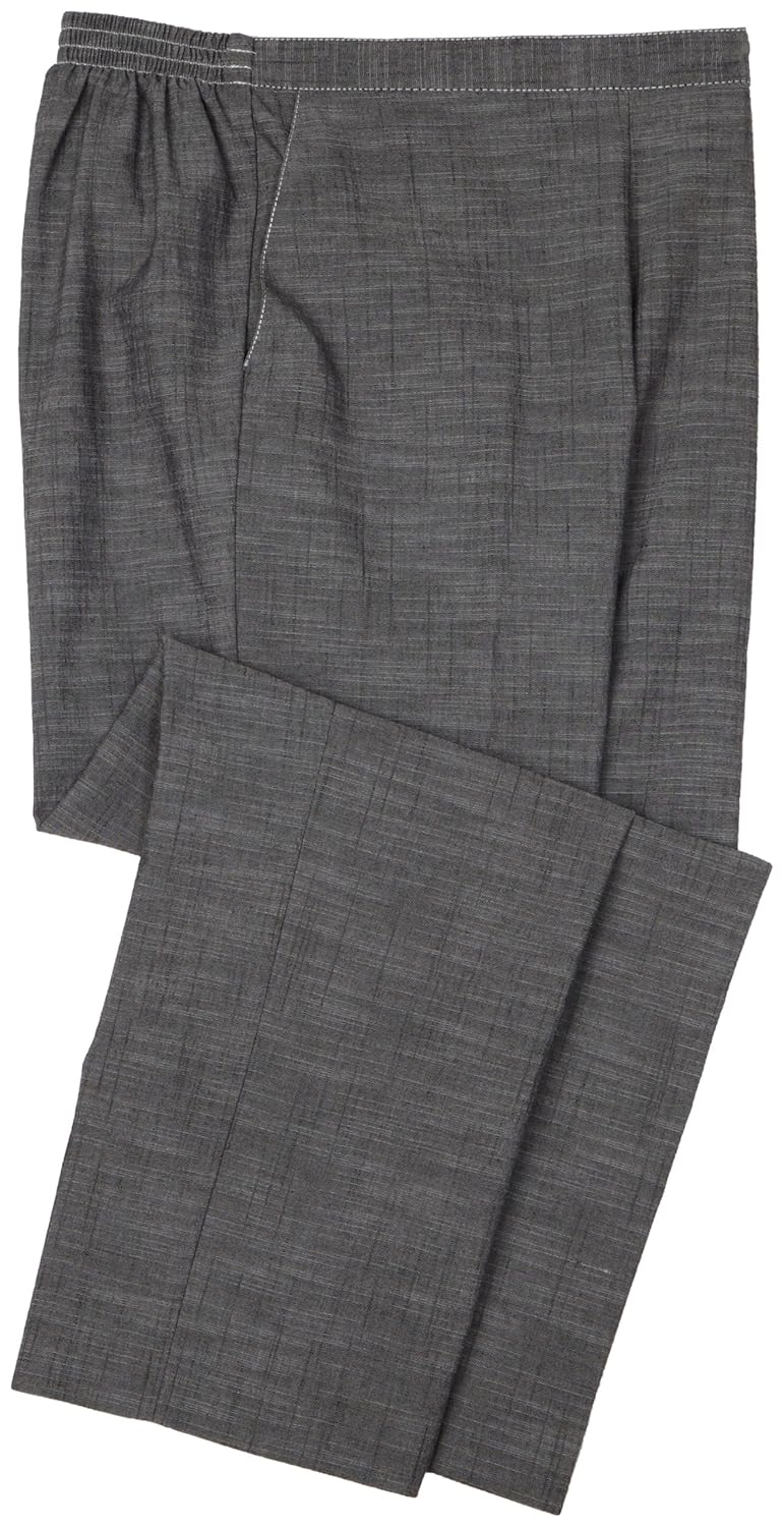 Alfred Dunner Womens Proportioned Short Pant Grey