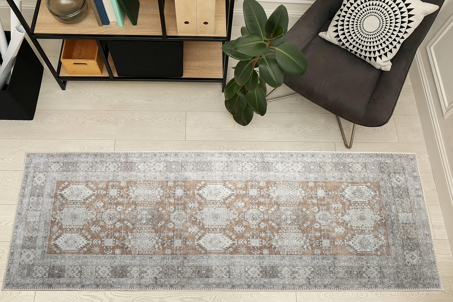 RugOver Machine Washable Area Rug, PetFriendly and Non