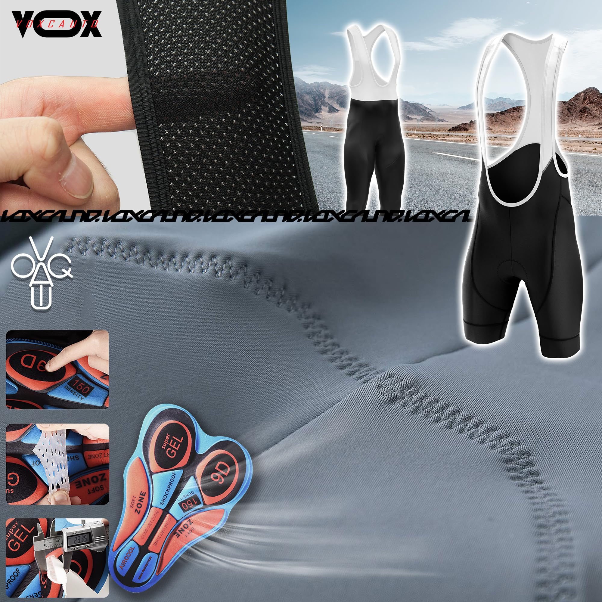Conjunto Maillot Ciclismo Manga Larga Hombre Culotte Otoño Secado Rápido Transpirable Pro Team
