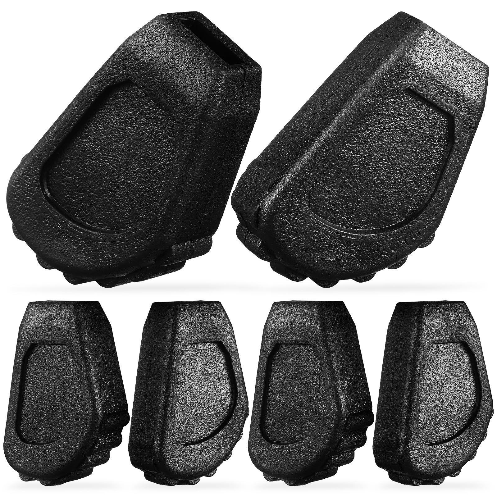 Kit de protections en caoutchouc noir ABOOFAN pour pieds de tabouret de percussion
