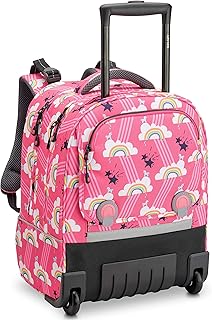 Desey Paris - Zaino trolley Wheels 2020, colore: Rosa