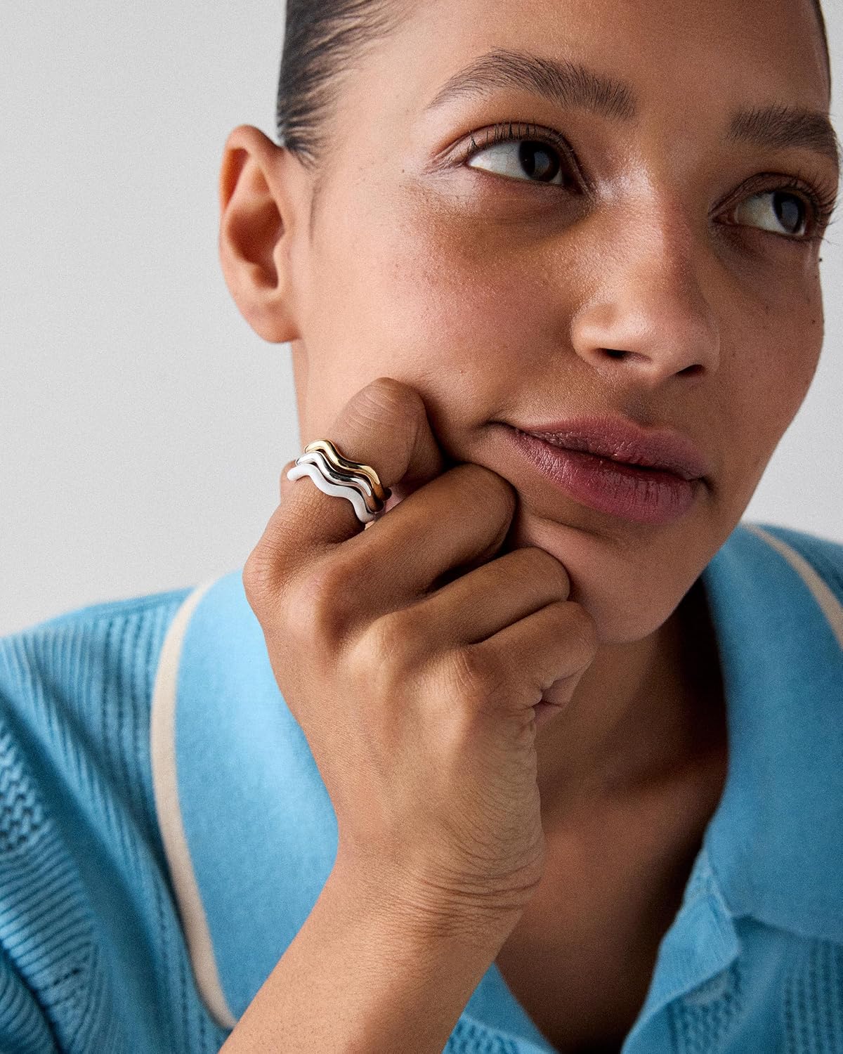 kate spade new york Wave Ring Set
