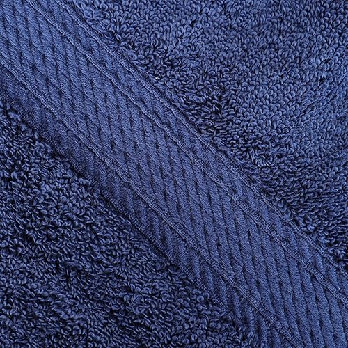 Vista 573 de SUPERIOR - Juego de toallas de algodón egipcio de 28.22 oz/m², incluye 2 toallas de baño, 2 toallas de mano, 2 toallas para la cara, artículos