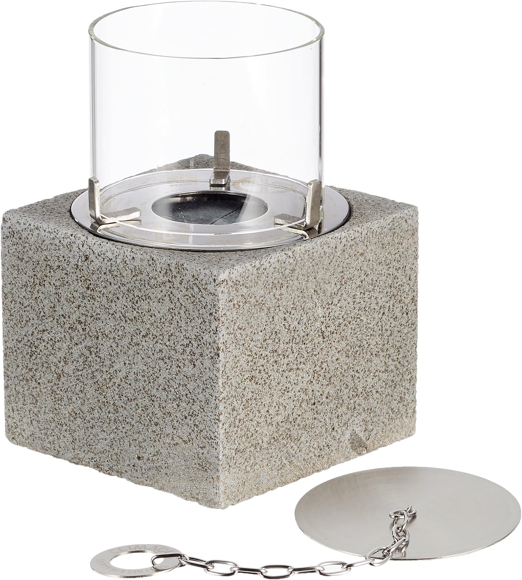 Clima Qua Decorative Fire – Novi – Granite, 10x10x15.5 cm 77612