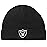 Gerber NFL Oakland Raiders 3 Pack Bodysuit Footed Pant and Cap Registry Gift Set, black/white Oakland Raiders, 6-9M