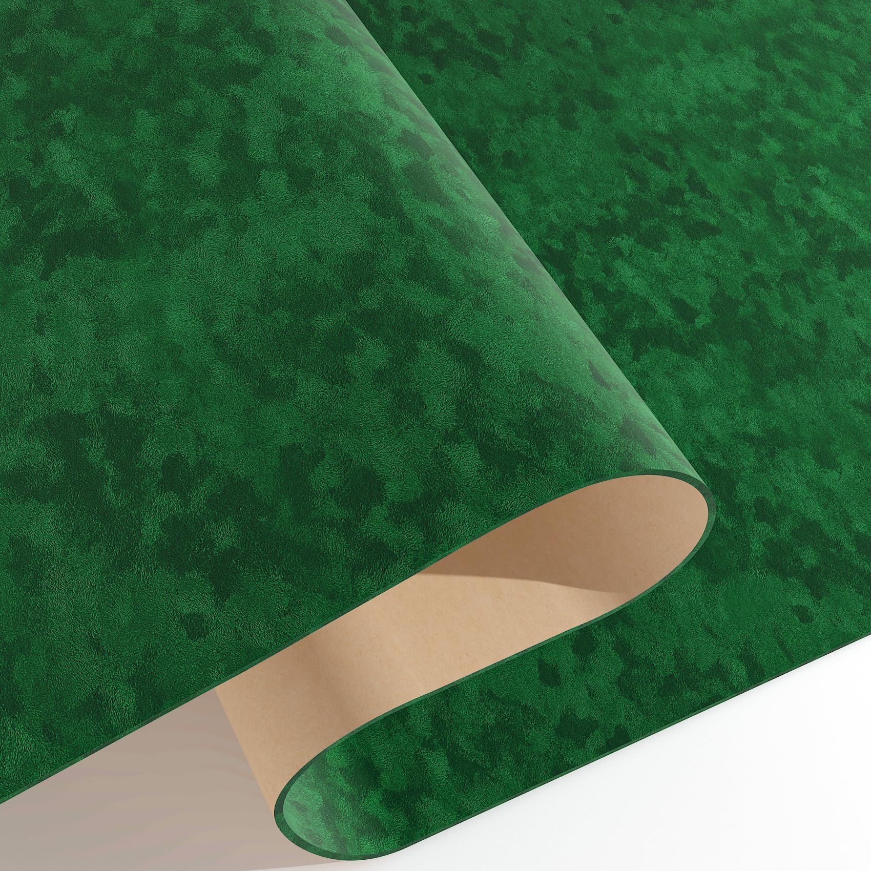 Papier peint velours baroque vert Decotalk 60x300cm pour un interieur chic et luxe