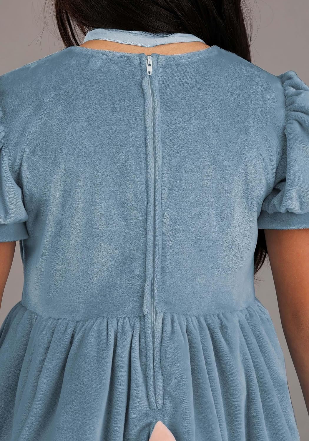 Girl's Pixar Ratatouille Remy Costume Dress | Gray Rat Chef Outfit for Halloween and Dress-Up