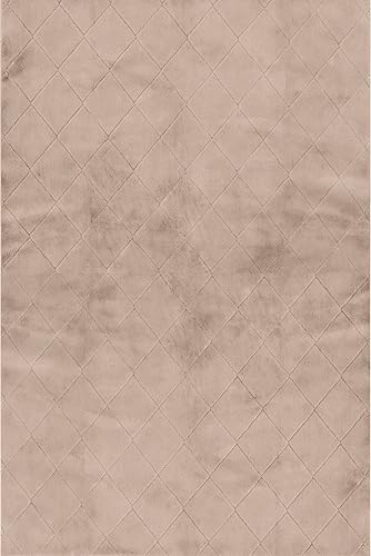 Miniatura 2 de nuLOOM Amy - Alfombra casual de conejo sintético lavable a máquina, 8 x 10, gris pardo