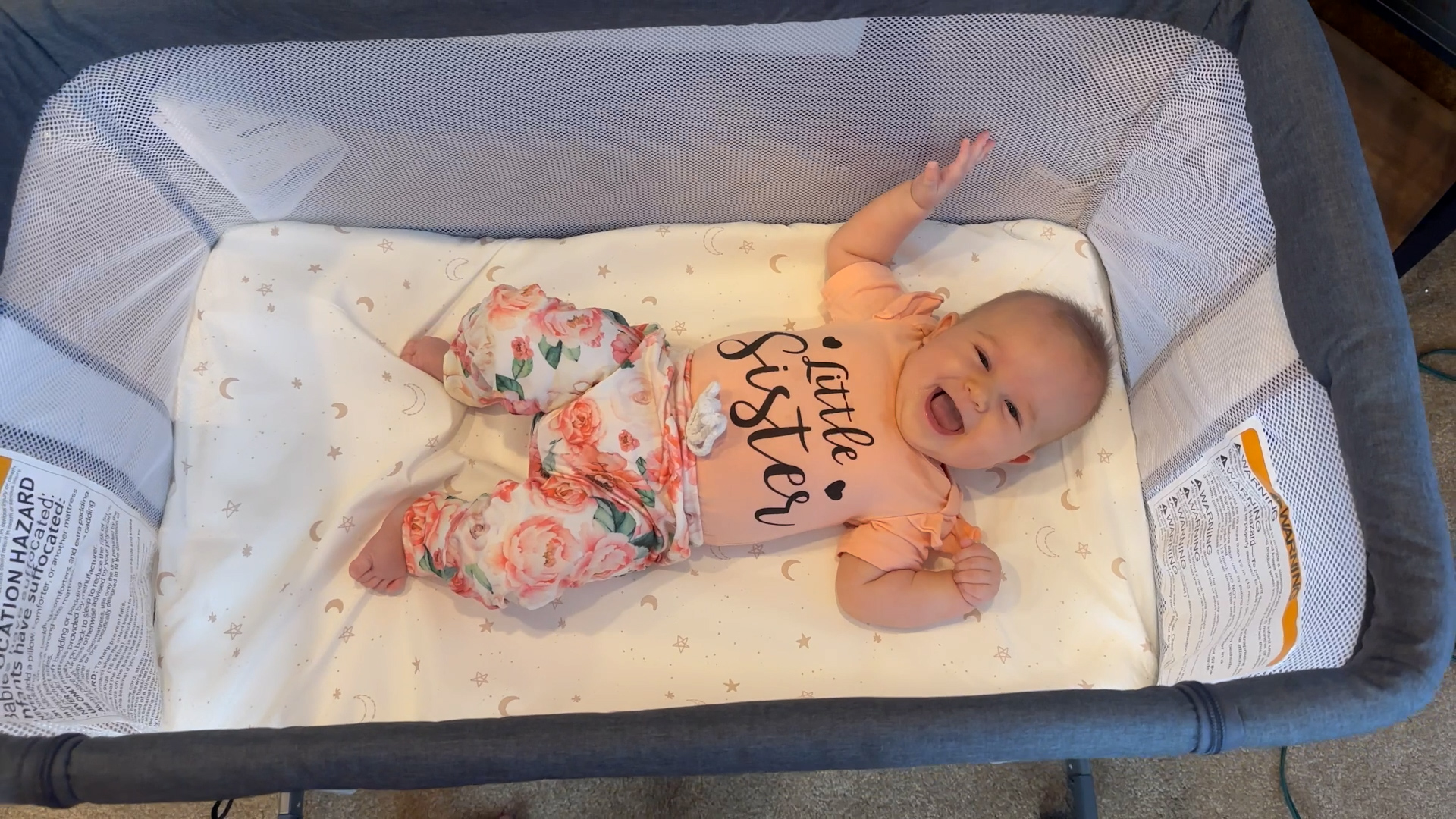 Amazon.com: Ezebaby Bedside Bassinet for Baby, Portable Baby