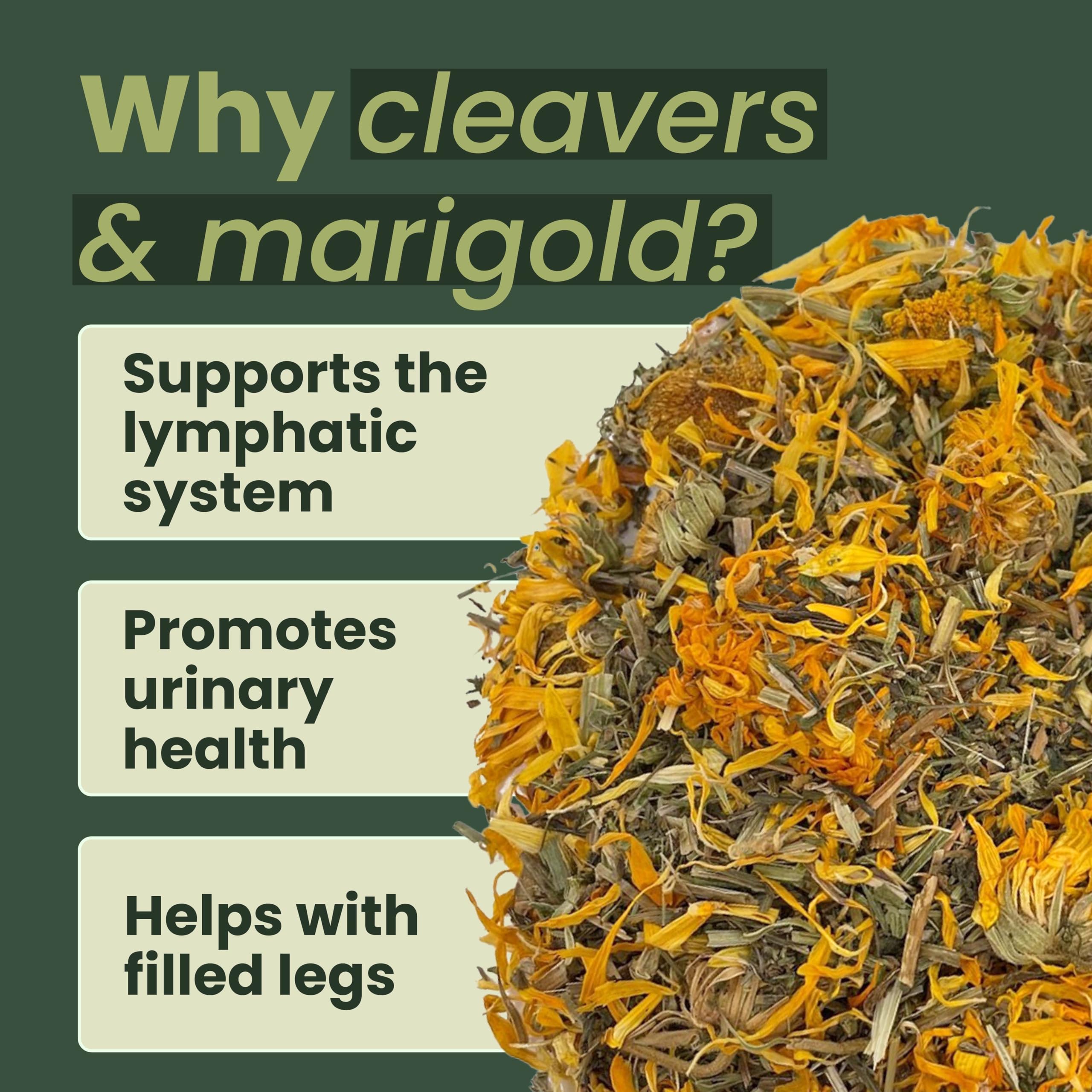 Horse Herbs Cleavers & Marigold 1kg Bag | 100% Natural Feed Supplement for Horses & Ponies, Equine Clivers - 4