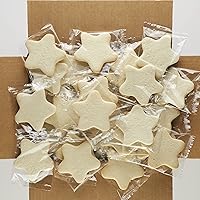 Vista 1 de 50 paquetes de galletas de azúcar con forma de estrella sin nueces y sin glaseado de Smiley®