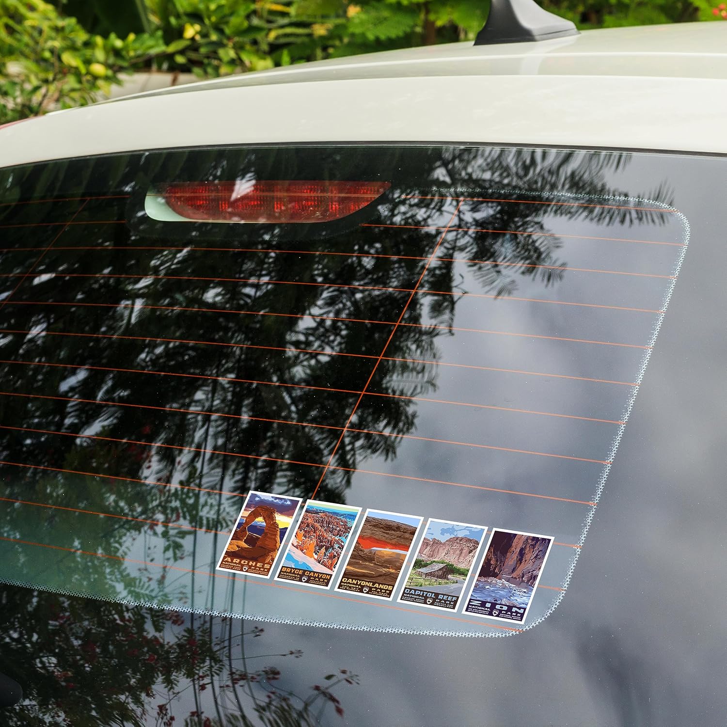 National Park Stickers - Complete Set of All 63 United States National Parks | 2" x 3" Vinyl Laminated Stickers/Decals Suitable for Indoor & Outdoor Use