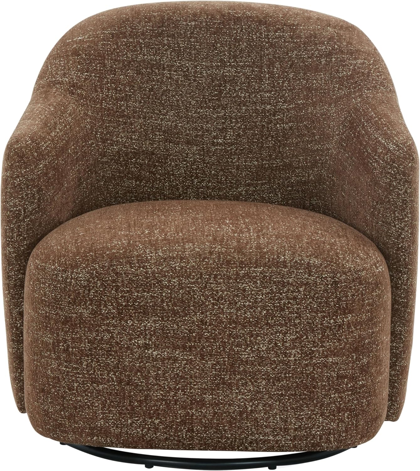 SAFAVIEH Couture Collection – Peitra Dark Brown Chenille Accent Chair, Fully Assembled Upholstered Chair (SFV4846D)