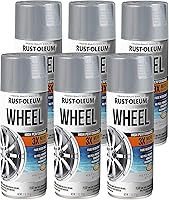 Vista 14 de Rust-Oleum 366438 Pintura en aerosol de alto rendimiento para ruedas, 11 onzas, color negro mate