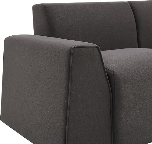 Miniatura 8 de LUMISOL Sofás de asiento profundo para sala de estar, moderno sofá tapizado de 3 plazas, cómodo sofá de dos plazas de gran tamaño, sofá nube con