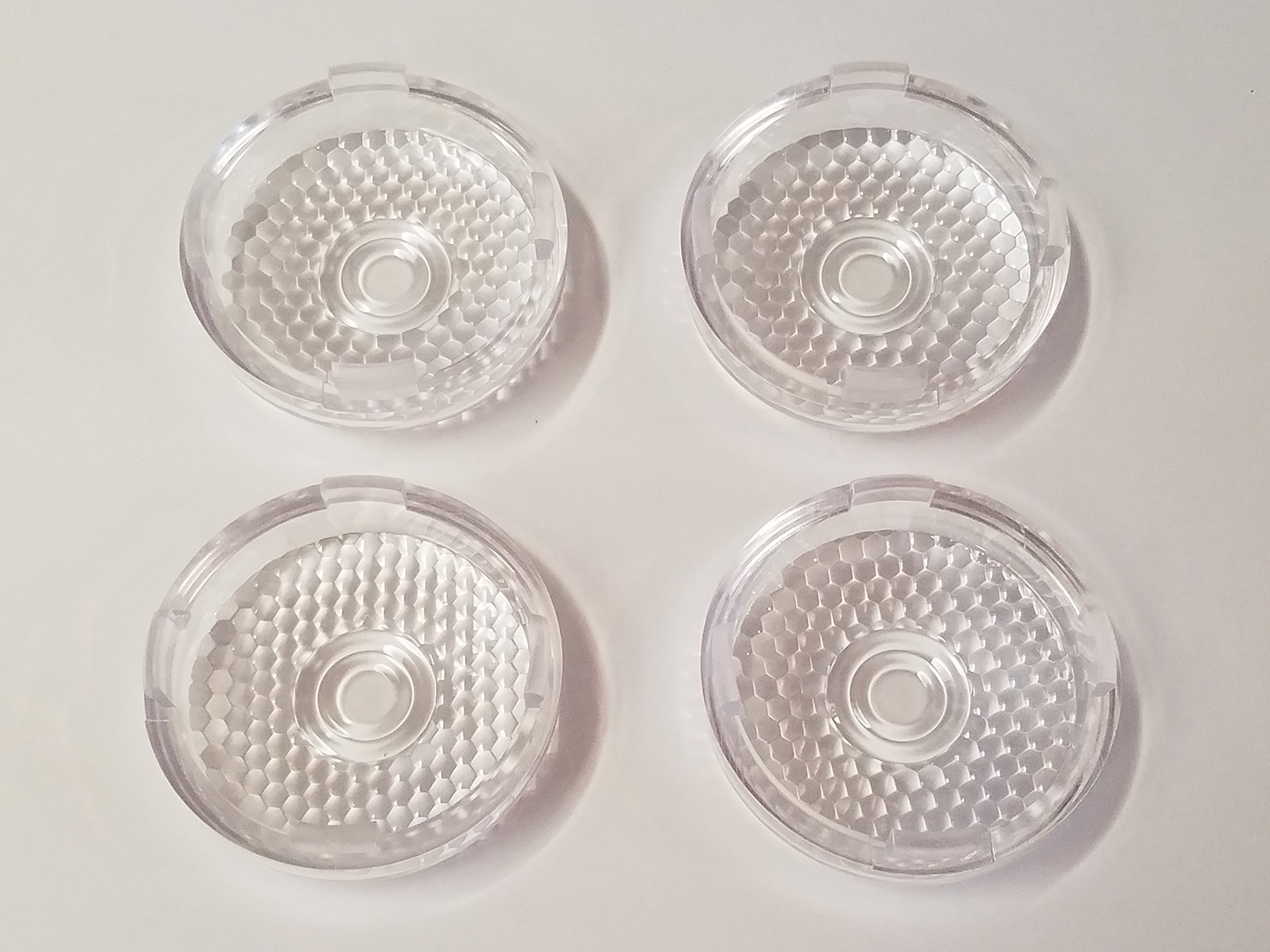 Big Dog Honeycomb Turn Signal Lenses (x4) 2003-18 (K9, Mastiff, Pitbull, MORE)