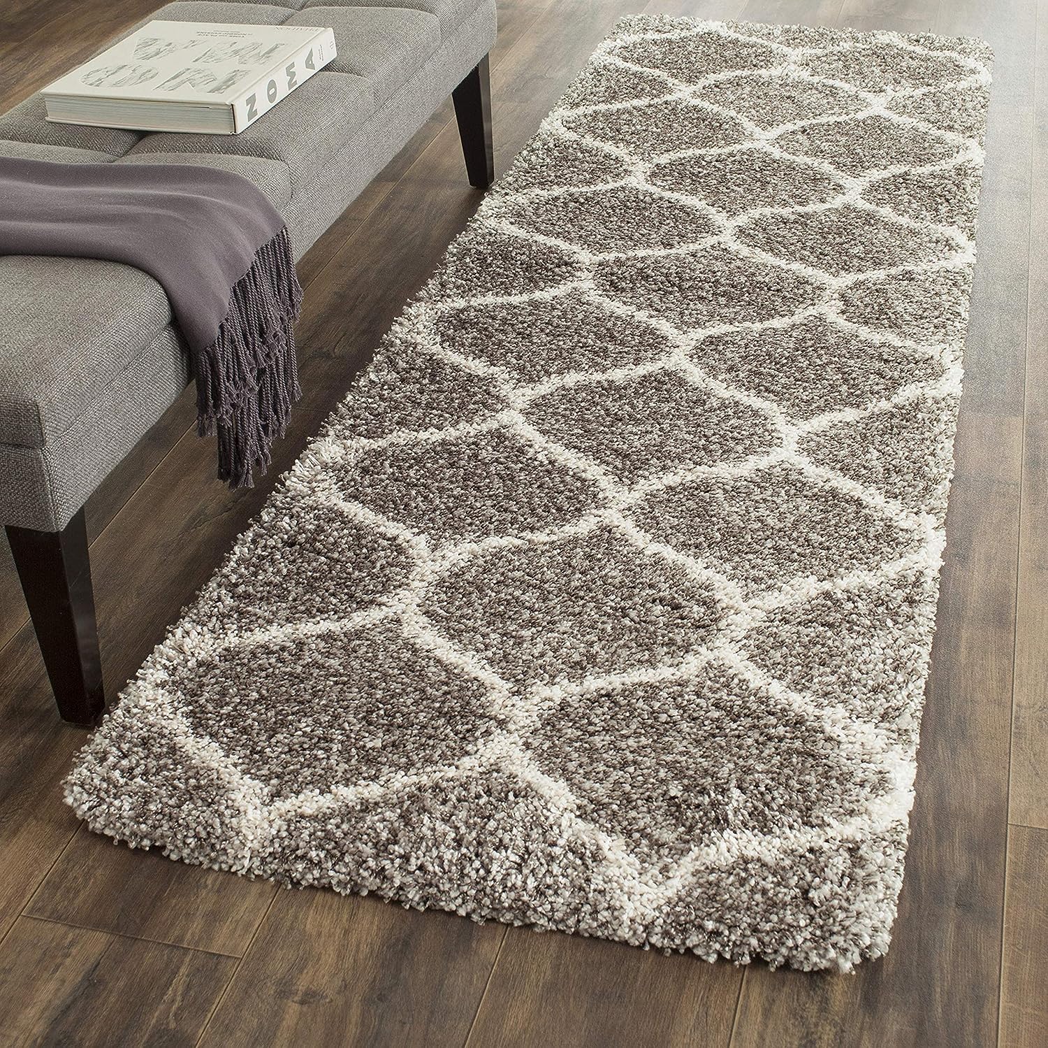 Naze Modern Export Quality Micro Fiber Shaggy Carpet, Runner for Hall, Room, Guest Room, Bedroom etcColor-Silver Ivory Size2x4 feet (60x120 cm) (B0CYCQWW7V) Amazon Price History, Amazon Price Tracker