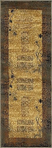 Miniatura 10 de Unique Loom Barista Collection - Alfombra moderna a cuadros, contemporánea, multicapas, Polipropileno, BeigeCarbón