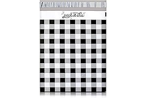 PackIt Chic Shipping Bags - Gingham Plaid Design
