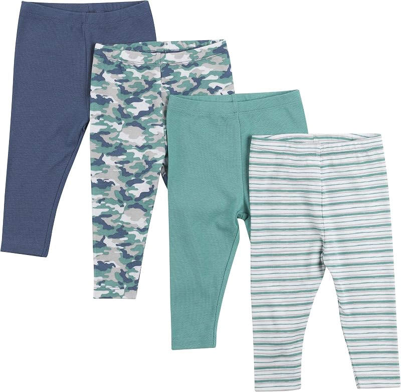 Malla larga Hanes unisex para bebé, pantalón de punto flexible Ultimate para niño y niña, paquete de 3