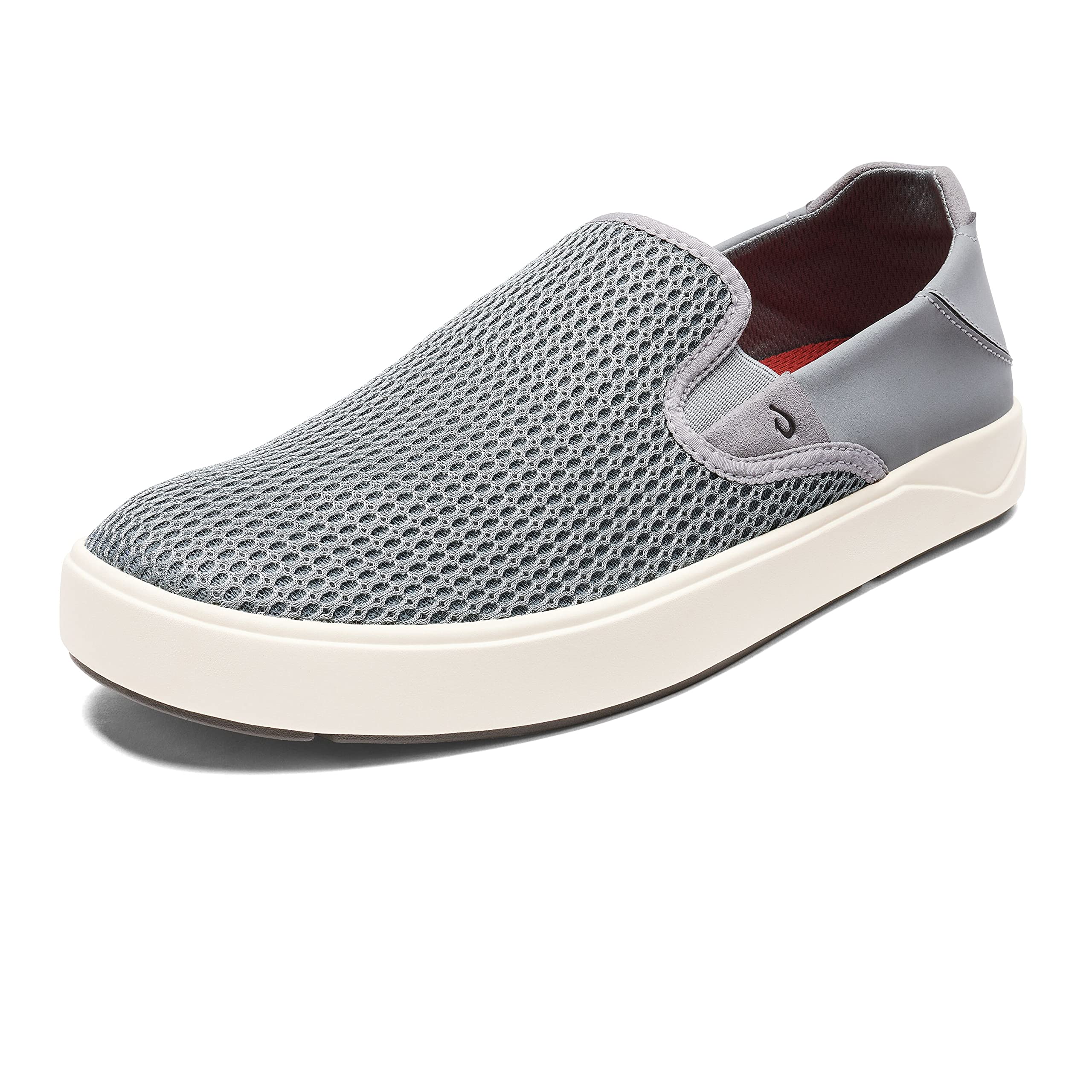 OLUKAI Lae'ahi Men's Slip On Shoes, Versatile & Casual Everyday Sneaker, Lightweight & Breathable Mesh, All-Day Wear & Comfort