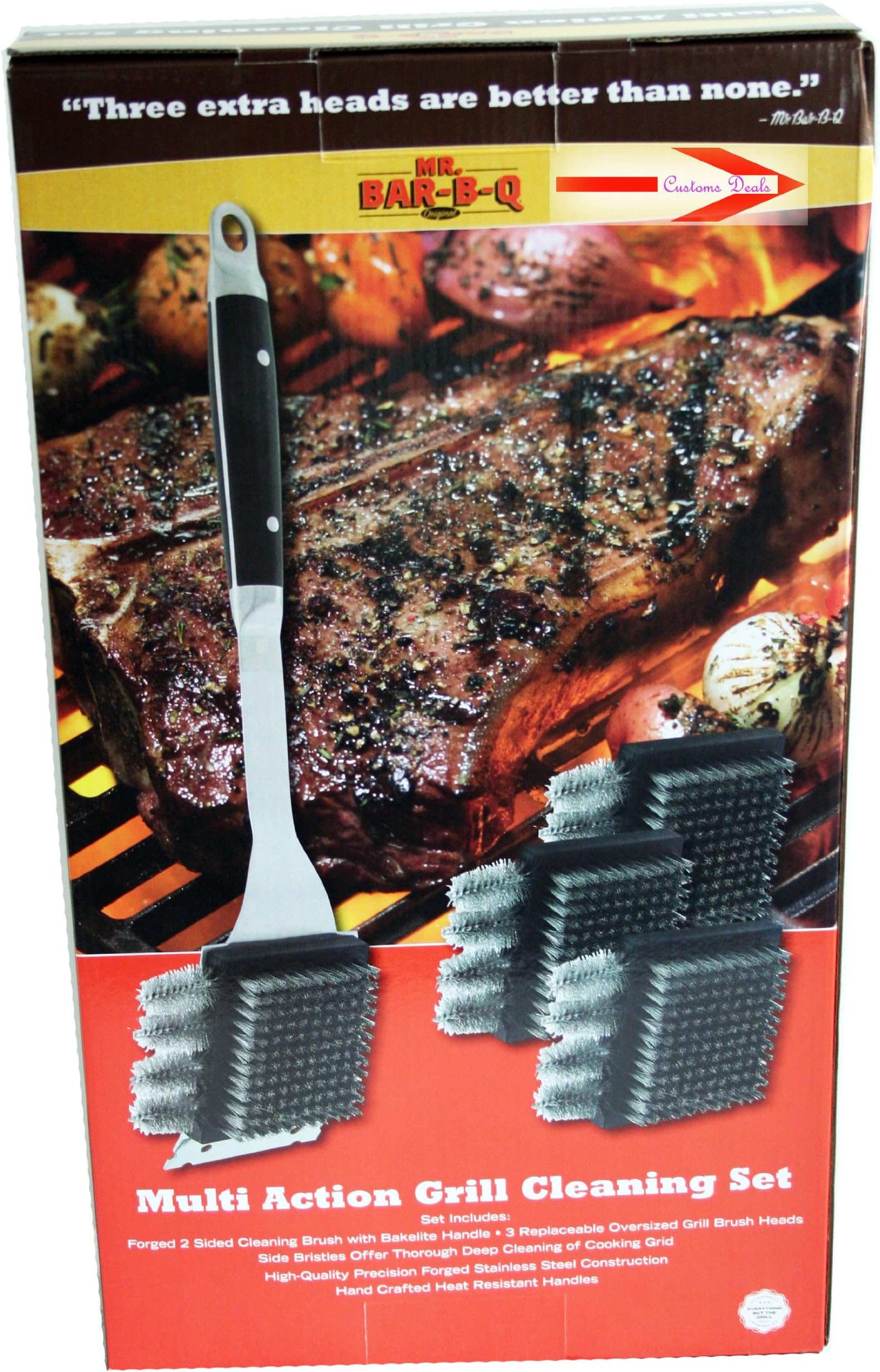 Mr. Bar-B-Q Multi Action Grill Cleaning Set