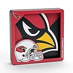 YouTheFan NFL Arizona Cardinals 3D Logo Series Magnets