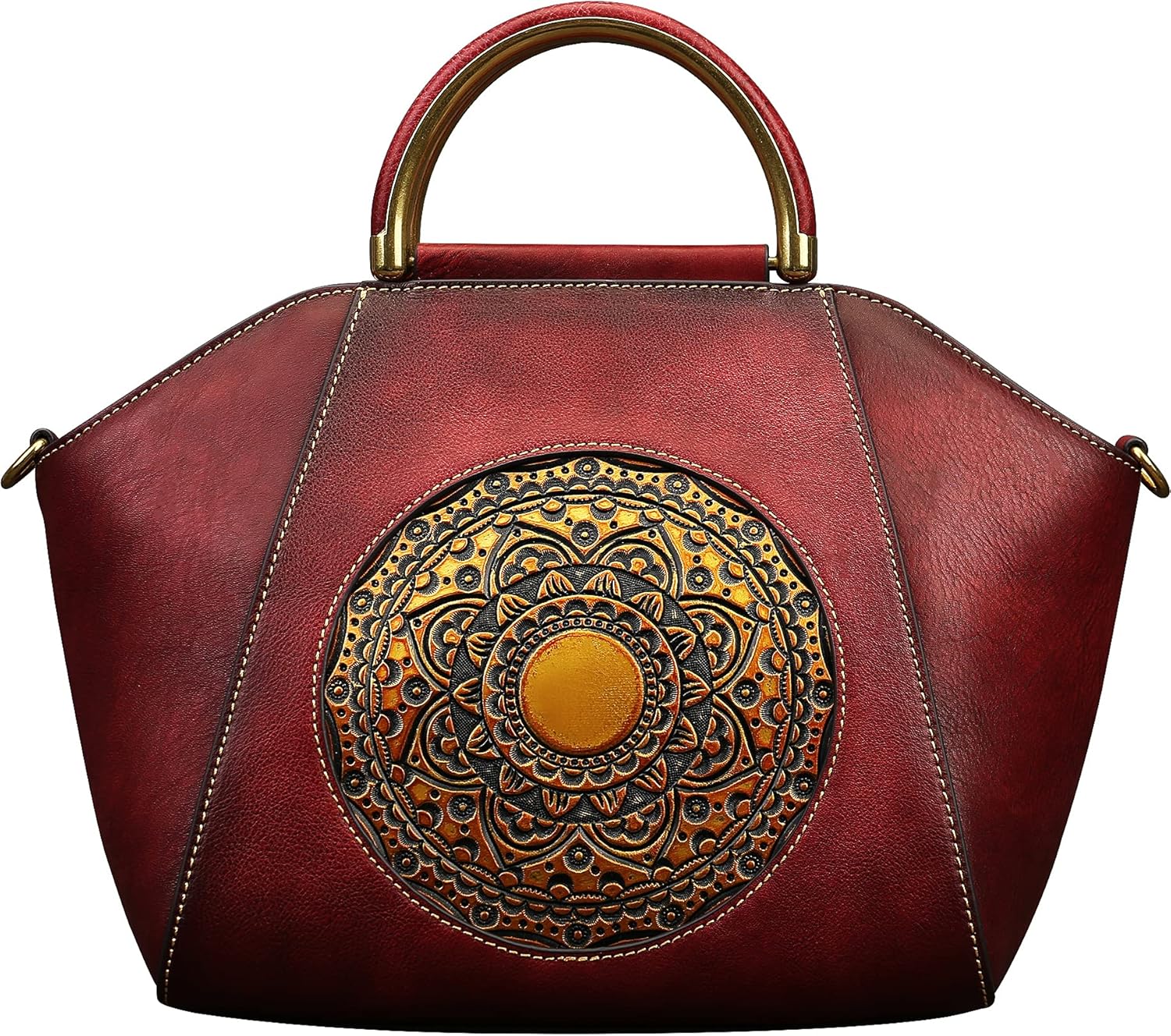 Vintage Embossed Leather Shoulder Bag for Women Liberia Ubuy