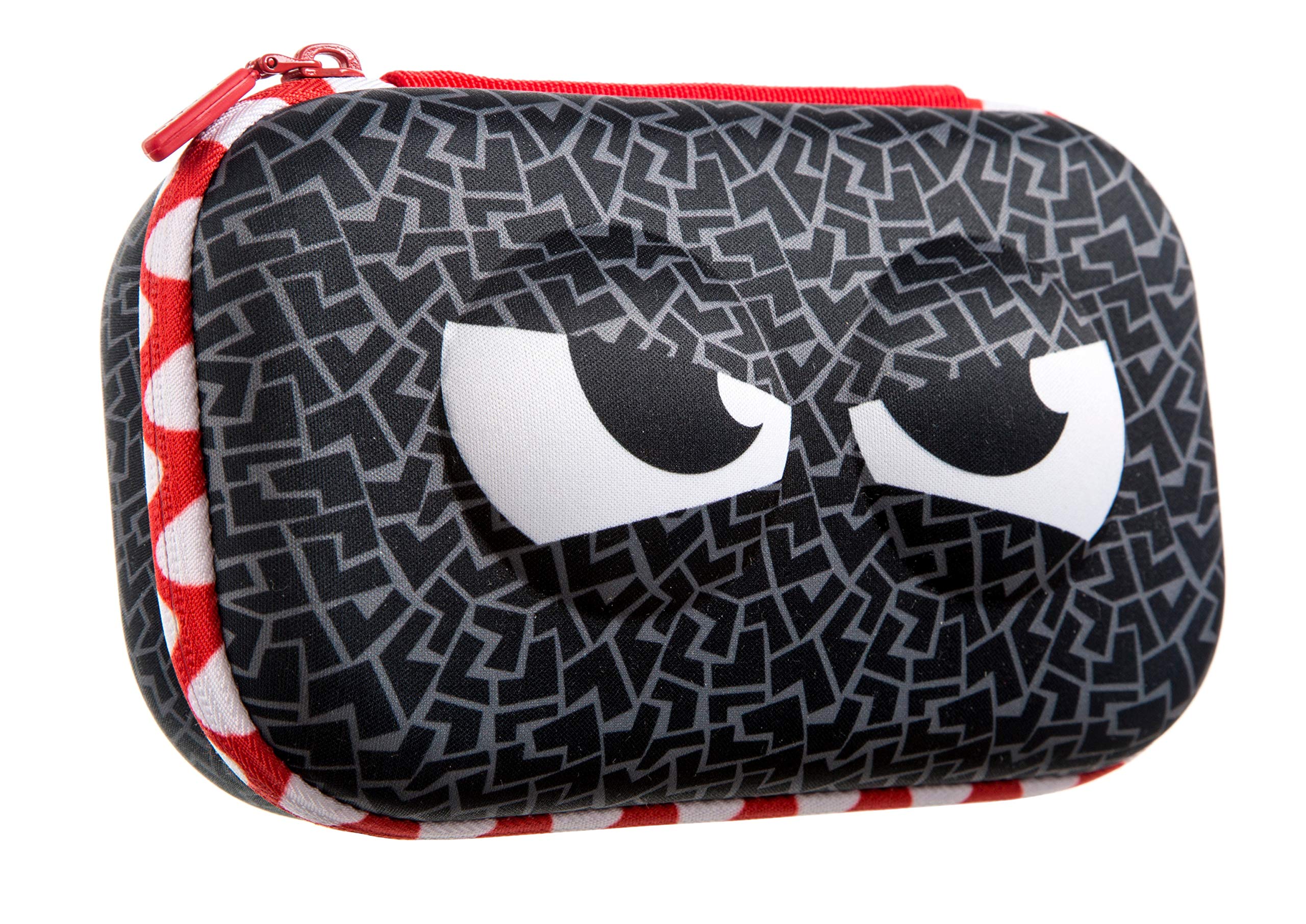 ZipitWildlings Pencil Box for Kids | Pencil Case for School | Organizer Pencil Bag | Large Capacity Pencil Pouch (Black)