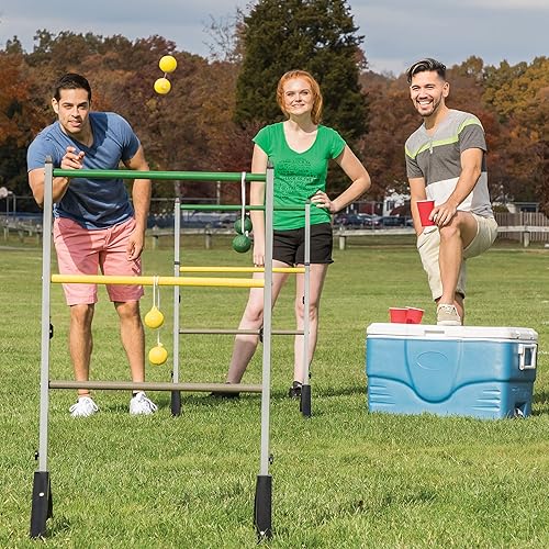 Vista 6 de EastPoint Sports Go! Gater Premium Steel Ladderball Set - Features Sturdy Steel Material, Built-in Scoring System, Complete with All Accessories